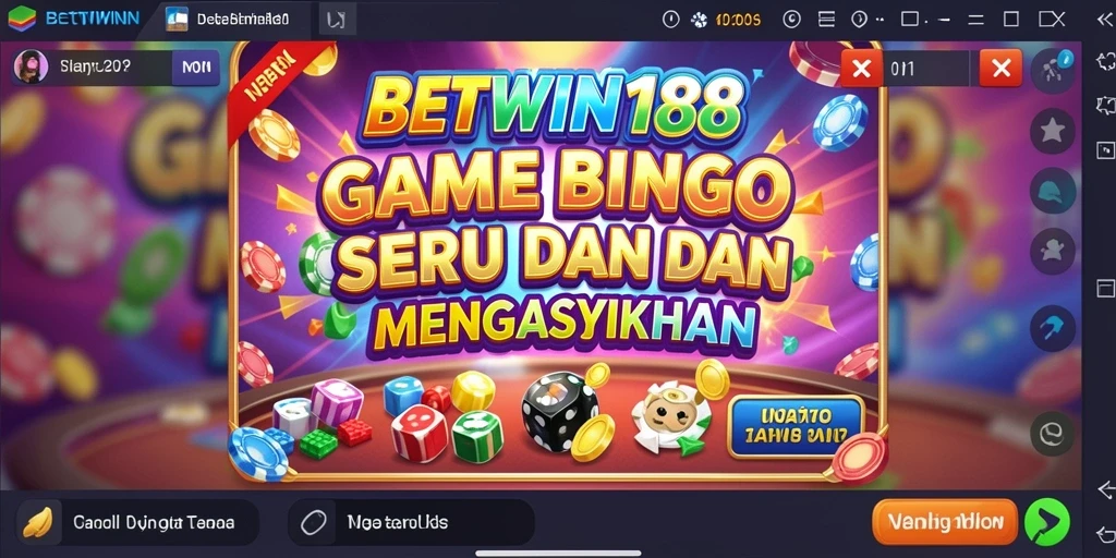 Gameplay menarik BETWIN188 dengan suasana Bingo yang seru.