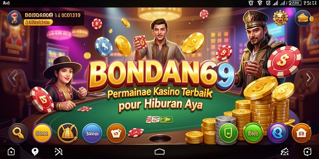 Tampilan gameplay Kasino yang seru dan menarik di BONDAN69.