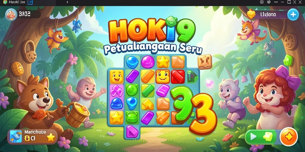 Tampilan gameplay HOKI9 yang penuh warna dan mengasyikkan.