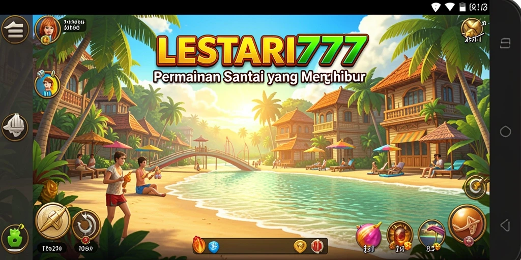 Tampilan gameplay seru dan santai dalam LESTARI777.