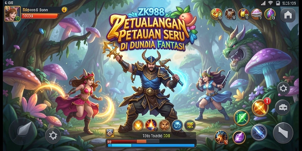 Gameplay ZK988 menampilkan petualangan seru dan penuh tantangan.
